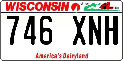 WI license plate 746XNH