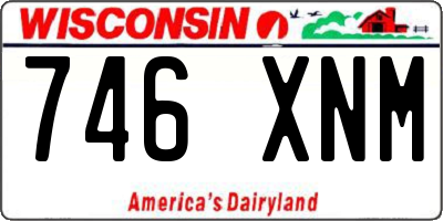 WI license plate 746XNM