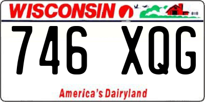 WI license plate 746XQG