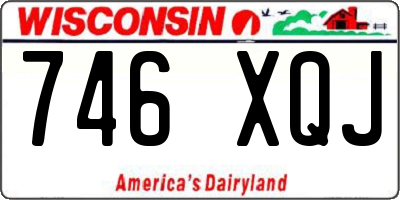 WI license plate 746XQJ