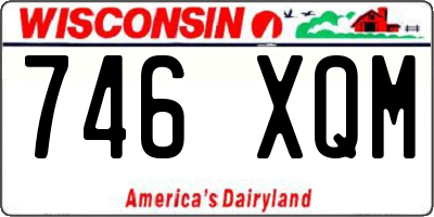 WI license plate 746XQM
