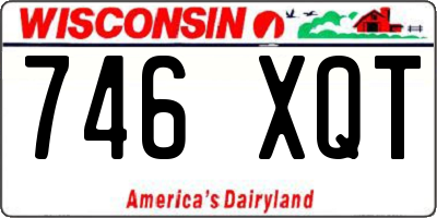 WI license plate 746XQT