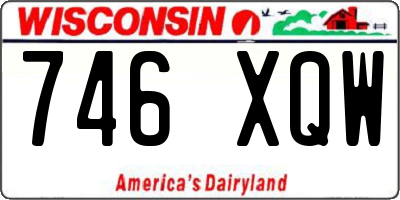 WI license plate 746XQW