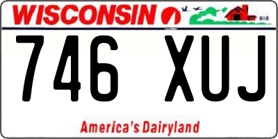 WI license plate 746XUJ