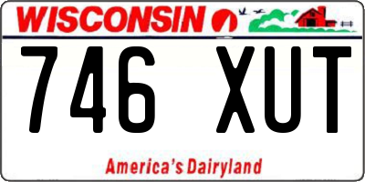 WI license plate 746XUT