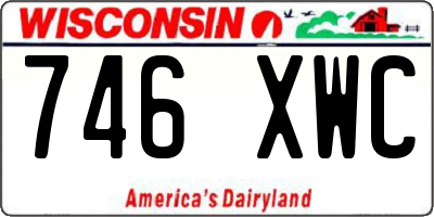 WI license plate 746XWC