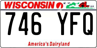 WI license plate 746YFQ