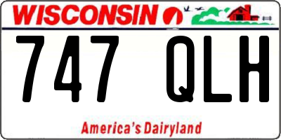 WI license plate 747QLH