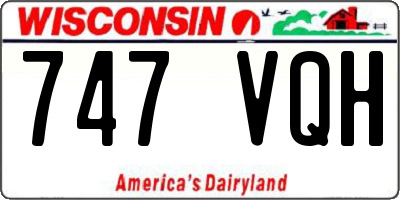 WI license plate 747VQH