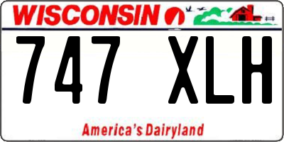 WI license plate 747XLH