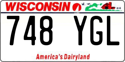 WI license plate 748YGL