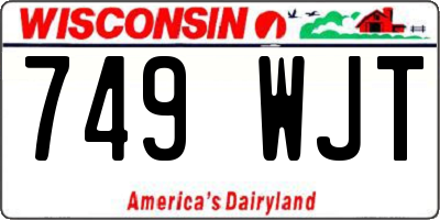 WI license plate 749WJT