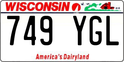 WI license plate 749YGL