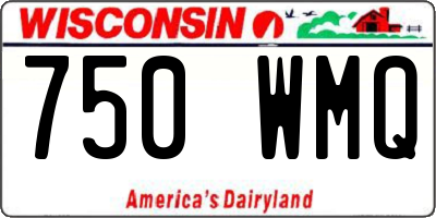 WI license plate 750WMQ