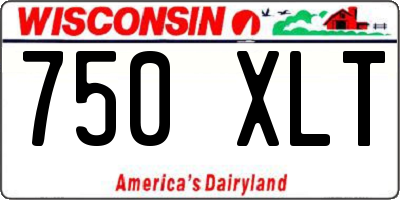 WI license plate 750XLT