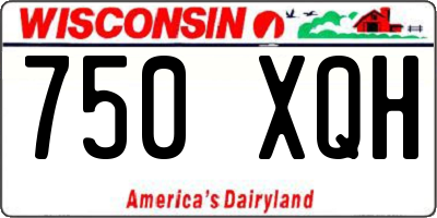 WI license plate 750XQH