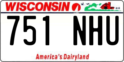 WI license plate 751NHU