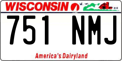 WI license plate 751NMJ