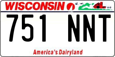 WI license plate 751NNT
