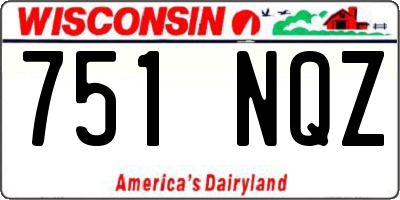 WI license plate 751NQZ