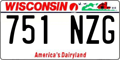 WI license plate 751NZG