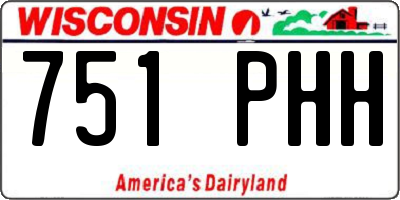 WI license plate 751PHH
