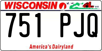 WI license plate 751PJQ