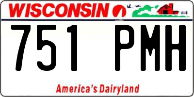 WI license plate 751PMH