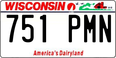 WI license plate 751PMN