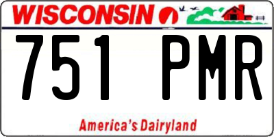 WI license plate 751PMR