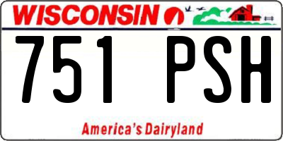 WI license plate 751PSH
