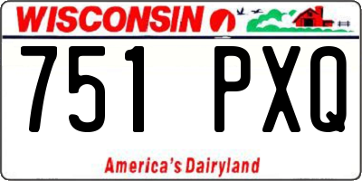 WI license plate 751PXQ