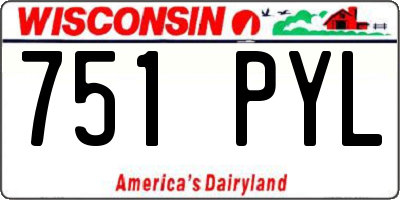 WI license plate 751PYL
