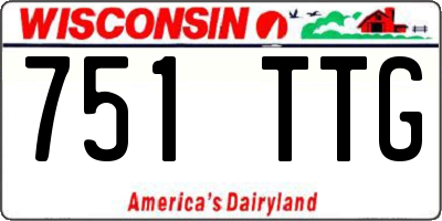 WI license plate 751TTG