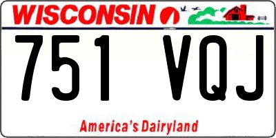 WI license plate 751VQJ