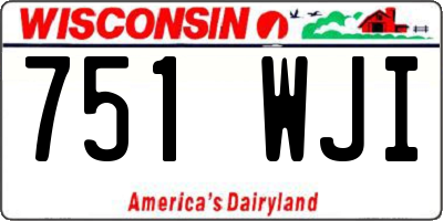 WI license plate 751WJI