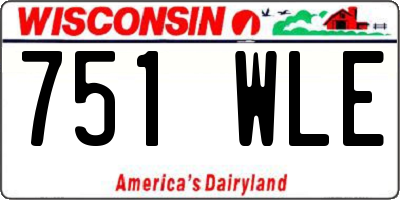 WI license plate 751WLE