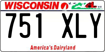 WI license plate 751XLY