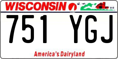 WI license plate 751YGJ