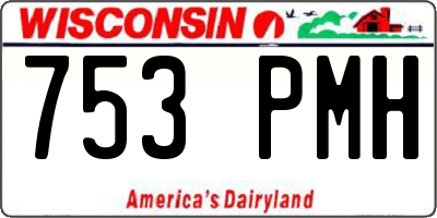 WI license plate 753PMH