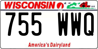 WI license plate 755WWQ