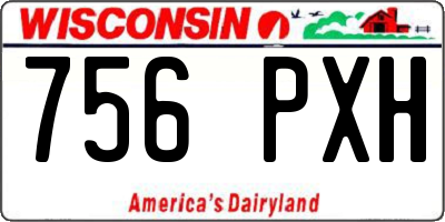 WI license plate 756PXH
