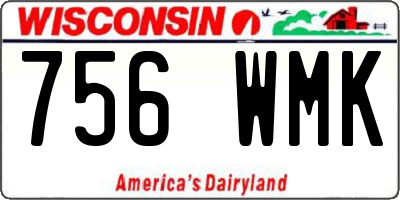 WI license plate 756WMK