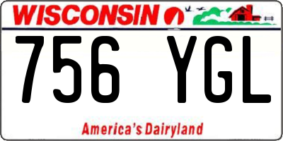 WI license plate 756YGL