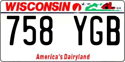 WI license plate 758YGB