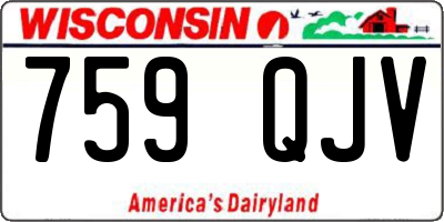 WI license plate 759QJV