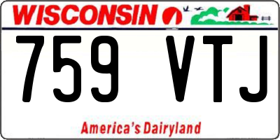WI license plate 759VTJ