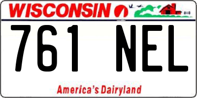 WI license plate 761NEL