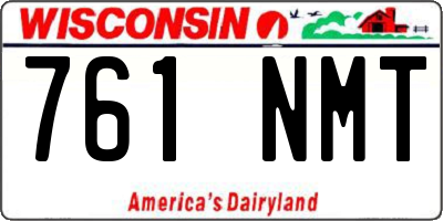WI license plate 761NMT