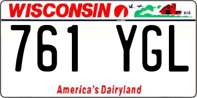 WI license plate 761YGL